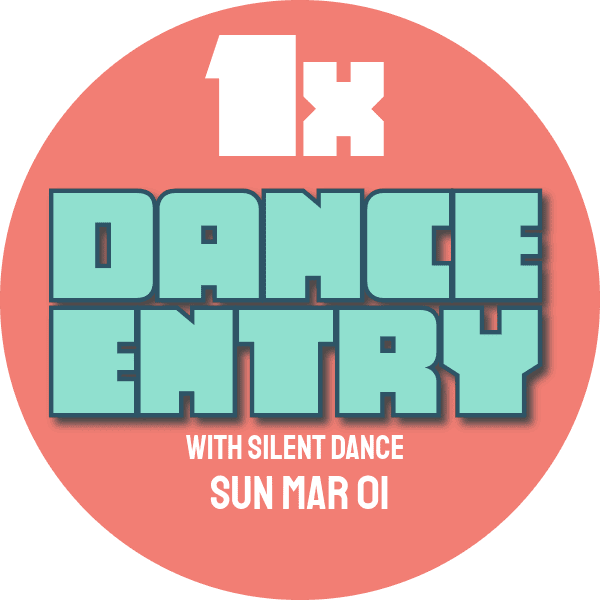 1x Dance Pass - Silent Dance Morocco - Sunday March 1st